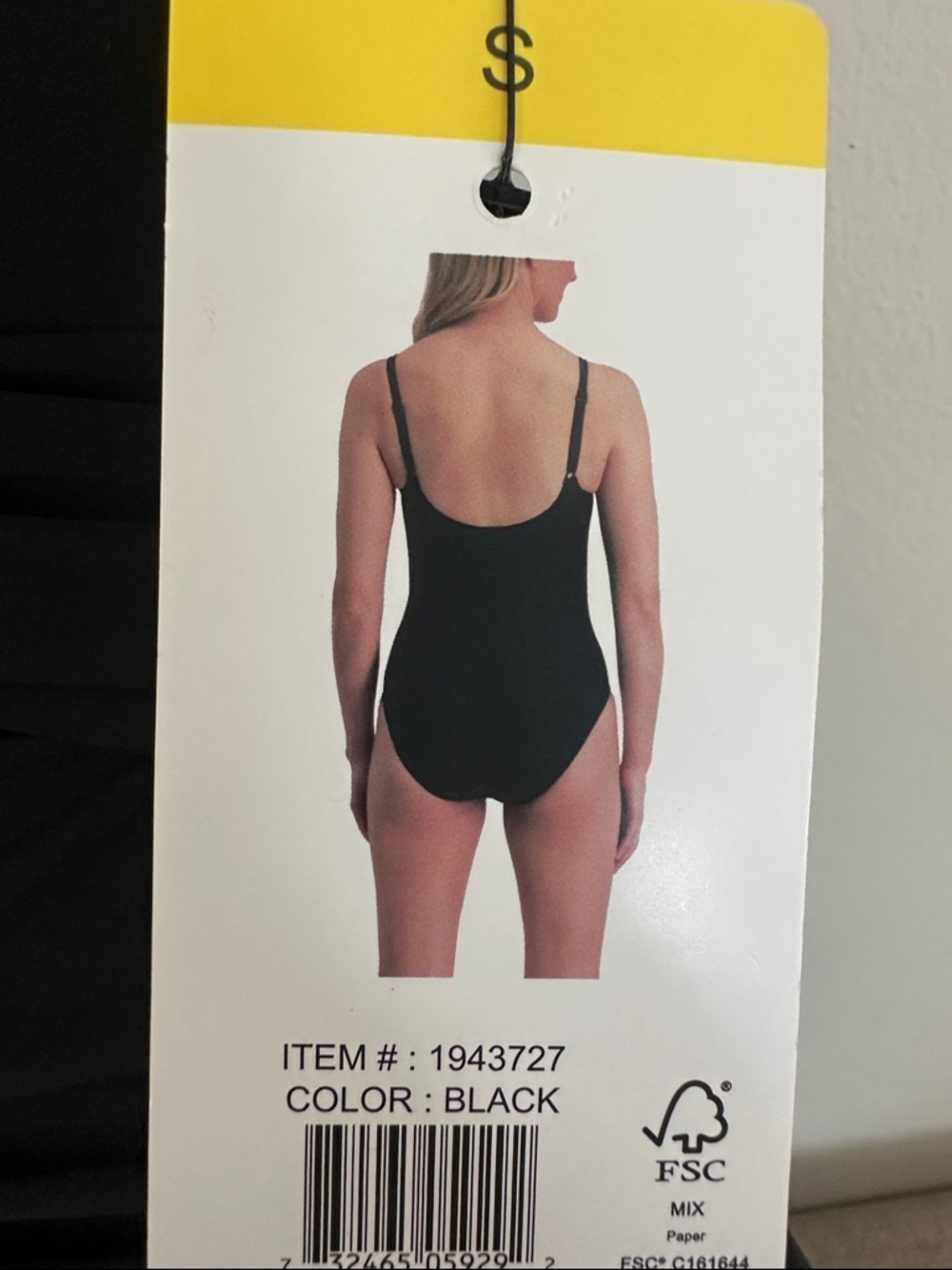 NWT DKNY Black Twisted One-Piece Swimsuit with Ruched Waist Size Small - Picture 4 of 7